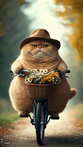 Cat in a hat.