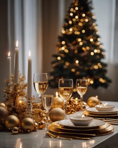 New year table.