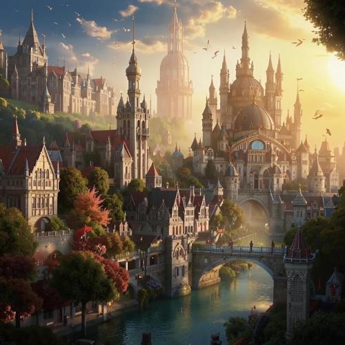 Fairytale city.